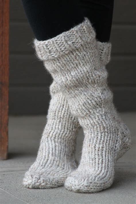 Knitting Pattern For Boot Socks Mikes Nature