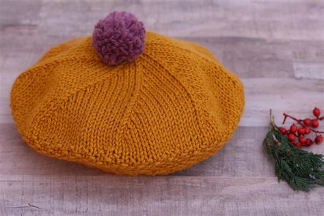 Knitting Pattern French Beret PDF Pattern PDF Knitting Pattern