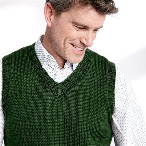 Knitting Pattern Mens Ves