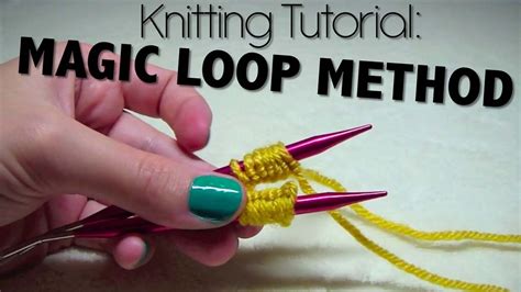 Knitting Tutorial Magic Loop Method YouTube