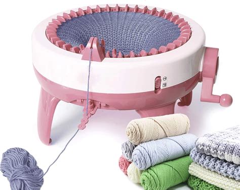 Knitting machine amazon. Jun 8, 2019 · JAMIT 40 needle knitting machine Discover the delights of knitting! The knitting machine can help you quickly knit a scarf, hat or sweater to save you time. Just thread the yarn into the spindles and turn the crank to knit your very own scarves, pumpkin or sweater, etc. Knitting machine can knit 2 modes: 