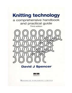 Knitting technology a comprehensive handbook and practical guide third edition. - Manuale di servizio audio pionieristico pioneer audio service manual.