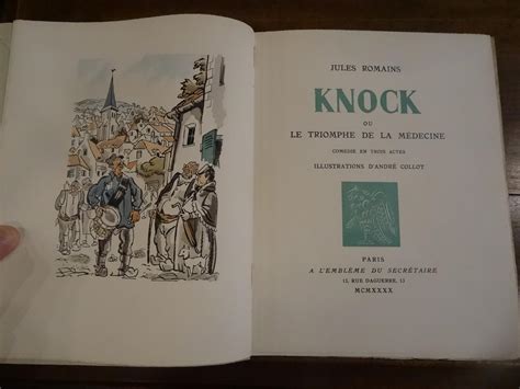 Knock : ou, le triomphe de la médecine : trois actes. - 100 är, n.w. damm & son, 1843-1943.