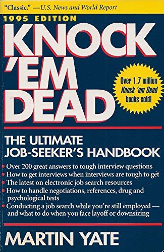 Knock em dead knock em dead the ultimate job seekers handbook. - The ultimate hedge fund guide how to form and manage a successful hedge fund.