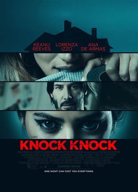 Knock knock full movie. On his own for the weekend, a devoted husband and father has his life turned inside out after giving shelter to two young women during a storm. Watch trailers & learn more. 