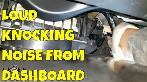 Below are the possible cause of these sounds and how to fix them. 1). Air Conditioning System Issues. Mostly, when you hear sounds coming from your dashboard, it's typically caused by the air conditioning system in the vehicle. Though the A/C system has a couple of parts, there aren't many parts that would click or make a knocking sound.. 