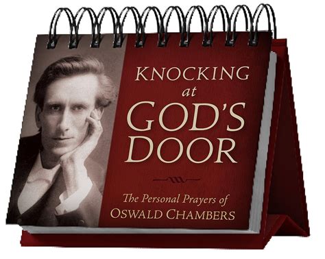 Read Online Knocking At Gods Door The Personal Prayers Of Oswald Chambers By Oswald Chambers