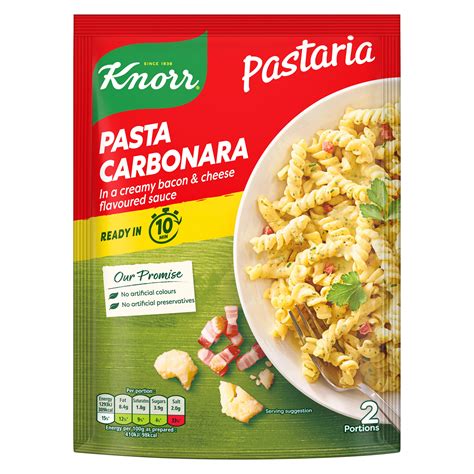 Knorr pasta. KNORR. KNORR Pasta Snack carbonara pot 71g. Halle. Laagste prijs. 1,89/st. 26,62/kg. -20% vanaf 2 st + 2 st. -30% vanaf 3 st + 3 st. Of combineer naar keuze. 