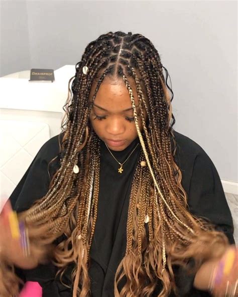 Redo two rolls of braids around the outta part of the head $90.00+ 2h. Book 5.0 17 reviews Mobile service Mo_Stylez Crazy Braidz⁵¹³ ... Boho Med Knotless Box Braids (Hair Included) This service includes a therapeutic deep cleanse and moisturizing shampoo and deep conditioning treatment $250.00 ....