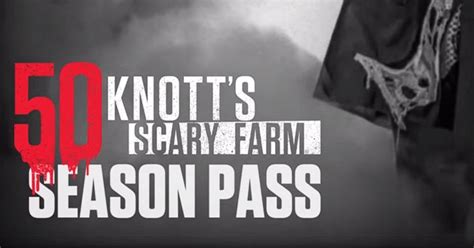 Knott's Berry Farm to sell season passes for 'Scary Farm' Halloween event