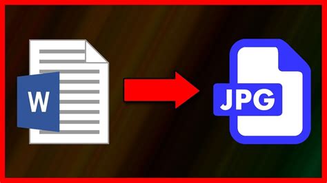 Know How to Convert Word DOC to JPG High Resolution Pictures …