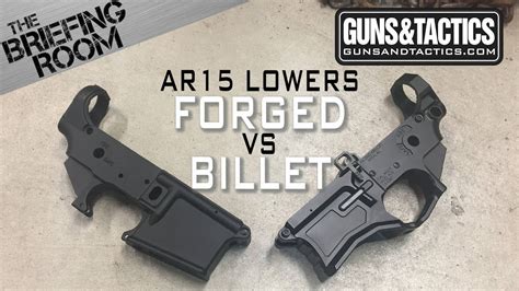 Know Your Lower Receivers – Forged, Billet and Polymer