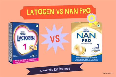 Know the Difference Between Lactogen vs Nan pro? - Best Mom