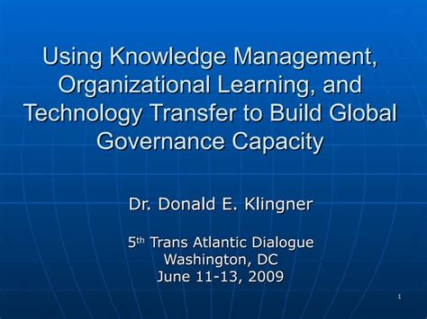 Knowledge Management For Competitive Advantage Changing The World Through Knowledge 1st Edition