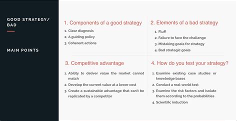 Knowledge Nuggets Good Strategy/Bad Strategy
