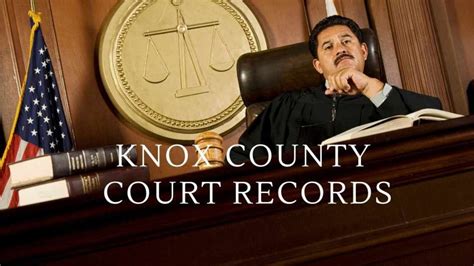 Knox county court records. Knox County Courts. Contact the local court directly with questions about jury duty, an upcoming court date, or getting a copy of a document in your case if it isn't available online. Go to the Official County Website 