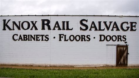 Knox salvage. Fri 8:00 AM - 5:30 PM. Sat 8:00 AM - 12:00 PM. (865) 524-8000. https://www.knoxrailsalvage.com. Knox Rail Salvage is a provider of home improvement products for residential and commercial projects. It has an inventory of hardware, clothing and office supplies. The company specializes in hardwood, flooring and home decoration products. 