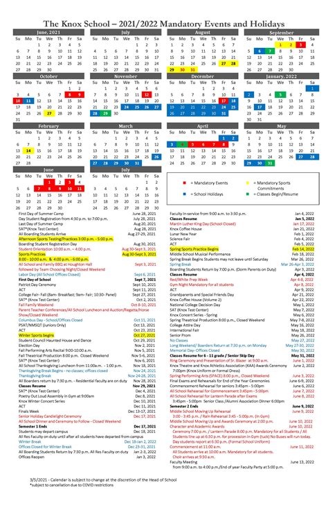Knoxville Schools Calendar