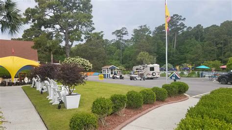Koa myrtle beach. Ocean Lakes Family Campground is the largest campground in Myrtle Beach with 859 campsites and 2,572 annual lease sites. The 310-acre campground boasts nearly a mile of beachfront. 