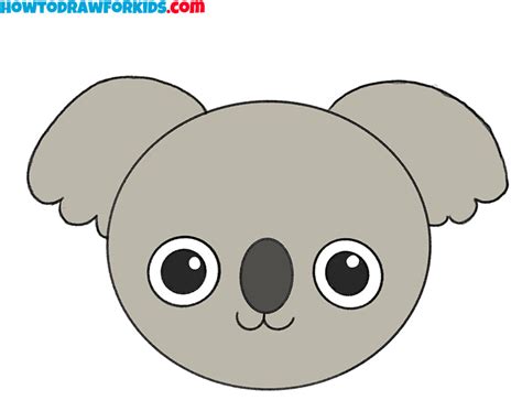 Koala Face Drawing