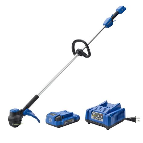 The 24-volt max Kobalt String Trimmer features a variable