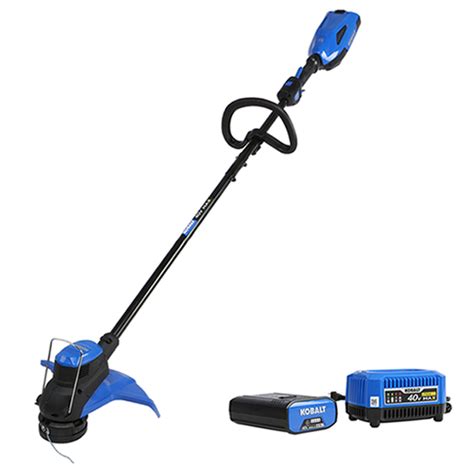 G·PEH Electric Weed Eater Lawn Edger Cordless Grass String Trimmer Cutter 24V &Battery. Add. Sponsored. $49.99. ... the run time is 40 minutes with a Kobalt 24-volt max 4.0-Ah battery (sold separately)Trimmer has a 12-in swath ideal for the average lawnThe dual-string line feed provides great cutting efficiency ... Broken item missing parts no .... 