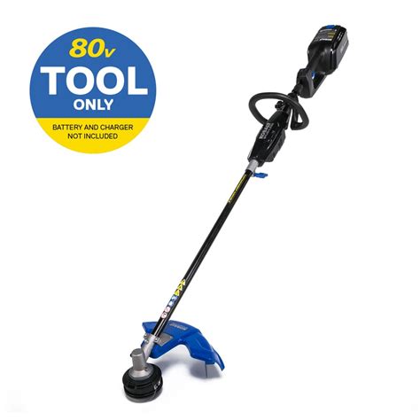 40V gear reduced string trimmer with 2.5Ah battery gives you the power you need for yards up to 1/2 acre. Premium heavy-duty 0.080-in dual line feeds through a bump head, making it easy to power through tough grass and weeds. Adjustable cutting swath from 13-inch to 15-inch to allow for extended runtime or faster trimming.