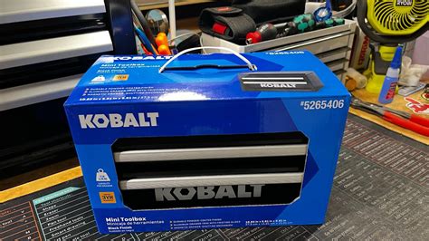 $45.00 Brand New 25th Anniversary Kobalt Mini Toolbox BLUE Kobalt Mini Tool Box! $45.00 Kobalt 25th Anniversary Mini Tool Box Blue Brand New IN HAND $49.99 Free shipping Kobalt Mini Tool Box 25th Anniversary Edition - Blue (5265407 ) $50.00 Free shipping Kobalt Mini Tool Box 25th Anniversary Edition - BLUE (5265407) BRAND NEW IN BOX $50.00.
