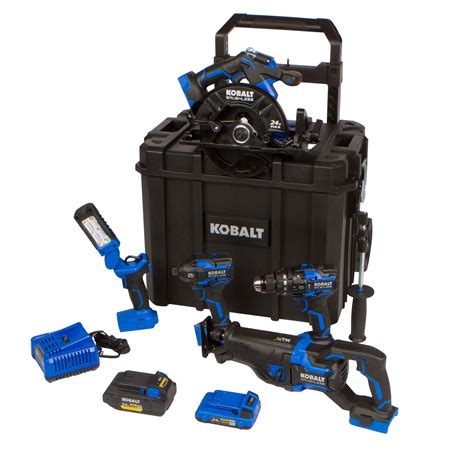 12 volt / 120 volt dual power inflator (24 pages) Power Tool Kobalt KDD 524B-03 Manual. 1/2 in brushless drill/driver; 1/4 in brushless impact driver; brushless reciprocating saw; led work light; extended run lithium-ion battery; lithium-ion charger (158 pages) Power Tool Kobalt KPS 80-06 User Manual. 40 v lithium-ion pole saw (22 pages). 