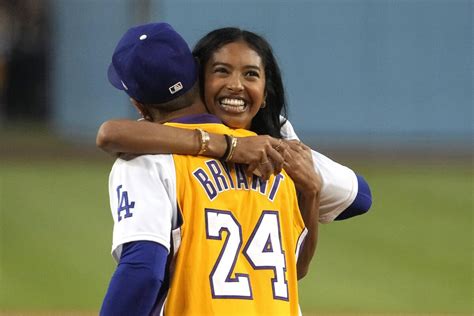 Kobe Bryant's daughter to throw out first pitch at Dodger Stadium to celebrate 'Lakers Night'