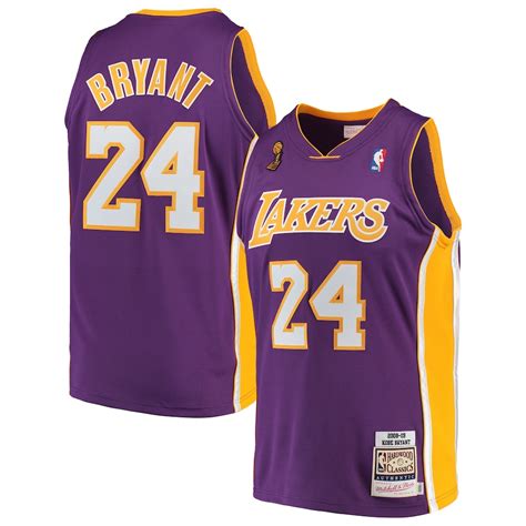 Kobe hardwood classic jersey. Kobe Bryant. Product ID: 12013555. Almost Gone! Officially Licensed Gear. Kobe Bryant Hardwood Classic 1996-97 Authentic Jersey By Mitchell & Ness - Purple - Mens. In Stock - This item will ship within 1 business day. Please proceed to checkout for shipping options and additional transit times. 