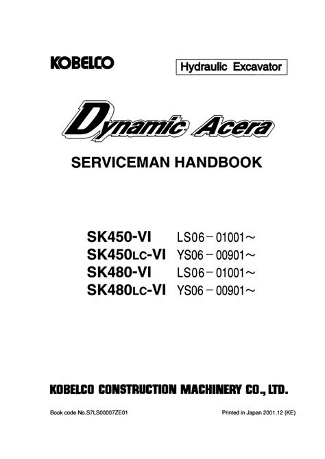 Kobelco excavator dynamic acera workshop service manual. - Writers workbook health professionals guide to getting published national league for nursing series.