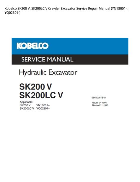 Kobelco sk200 v sk200lc v crawler excavator service repair manual download lq03301 up ll02301 up. - Download yamaha tt250r tt250 tt 250r service repair workshop manual.
