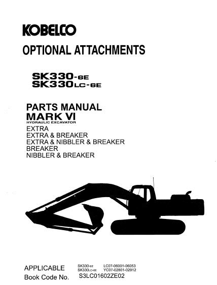 Kobelco sk330 6e sk330lc 6e hydraulic excavators optional attachments parts manual s3lc01602ze02. - Vlaamsche sprookjesthema's in het licht der romaansche en germaansche kultuurstroomingen.