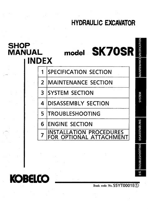 Kobelco sk70sr crawler excavator service repair manual download yt00101 up. - O que as mulheres não dizem aos homens.