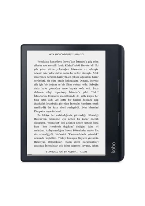 Kobo Sage 32 GB 8" E-Kitap Okuyucu Siyah Fiyatları ve Özellikleri.