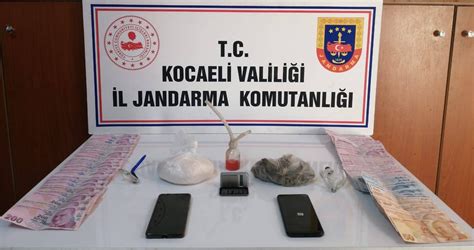 Kocaeli'de uyuşturucu operasyonunda 2 kişi yakalandıs