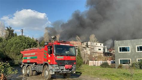 Kocaeli’de fabrikada çıkan yangın kontrol altına alındı