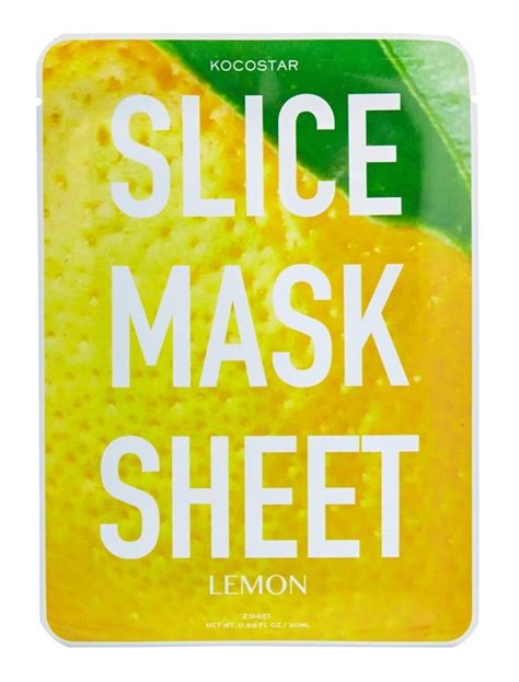 Kocostar Slice Mask Sheet, Lemon.