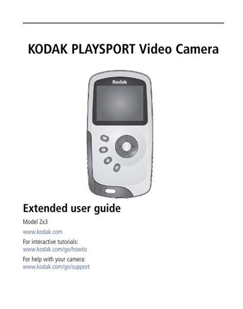 Kodak playsport video camera zx3 manual. - Nordmarka og krokskogen sommer og vinter.