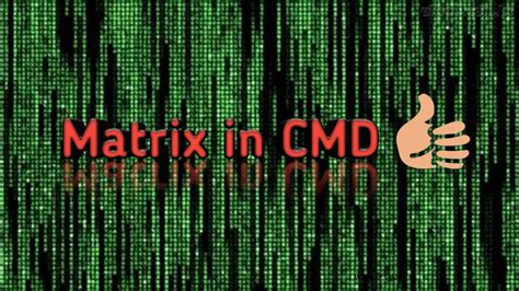 Kode CMD Matrix.