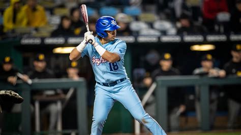 INF Kodey Shojinaga, Kansas (2024) 2023 Slash Line: .378/.421/.526, .947 OPS, 6 HR, 32 RBI, 0 SB, 16:25 BB:K ratio. Summary: Shojinaga, a native of Hawaii, will be Kansas’ first invitee since Ryan Zeferjahn competed for a spot back in 2018. There’s some physicality to his frame, including a sturdy lower half, and has the look of a catcher .... 