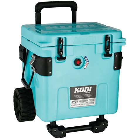 Kodi cooler. The photographs show comparable views of a Kodi 20-quart cooler, left, and a Kuer 20-quart cooler. Court document Kuer agreed to not sell coolers with a pressure release valve, which was at the ... 