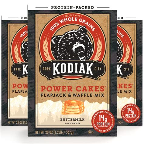 Kodiak cakes value. There are 190 calories in 1/2 cup (53 g) of Kodiak Cakes Power Cakes.: Calorie breakdown: 8% fat, 55% carbs, 37% protein. 