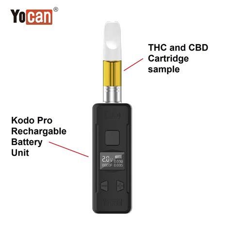 The Yocan Kodo pod mod features 400mAh batter