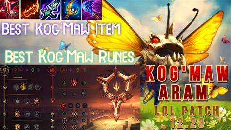 Kog'Maw ARAM Build  Kog'Maw Runes + Item Guide for ARAM.