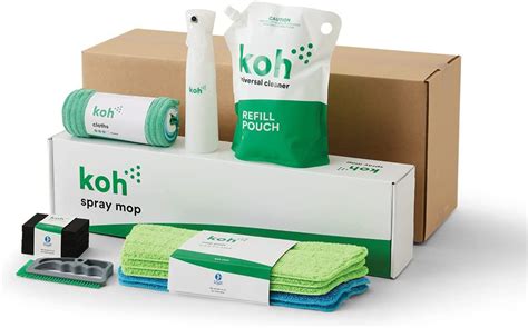 Koh Surface + Spray Mop Starter Kit Eco-certified Complete …