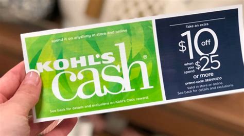 Kohl's cash 15 for every 50. Kohl's Cash earning periods allow you to earn $10 in Kohl's Cash for every $50 spent. (Scott Olson / Getty Images) ... Quotes displayed in real-time or delayed by at least 15 minutes. 
