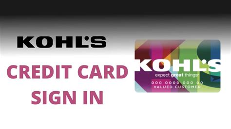  Access your Kohl's Card account anytime,