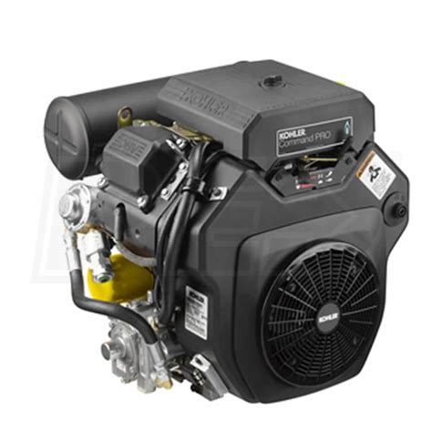 Kohler SV730. The Kohler SV730 is a 725 cc, (44.2 cu·in) V-twin air-cooled four-stroke internal combustion gasoline engine from the Courage series, manufactured by Kohler Co. The Kohler SV730 engine has an OHV (overhead valve) design, vertical PTO-shaft, and pressurized lubrication system. This engine is equipped with a carburetor with a fixed ... . 